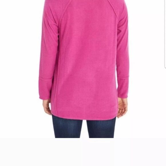 Wildfox Haley Brushed Pullover Long Sleeve Pink Cozy Soft Size Large - Picture 2 of 8